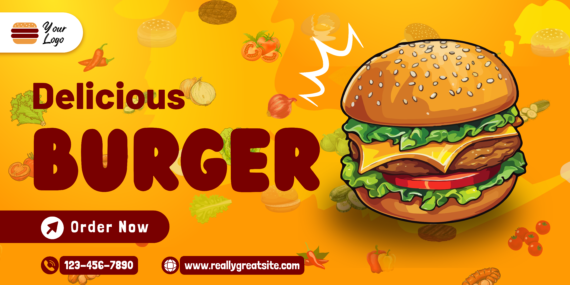 Print Sticker Stall Burger  Harga Kilang Rm3.50 Sekaki