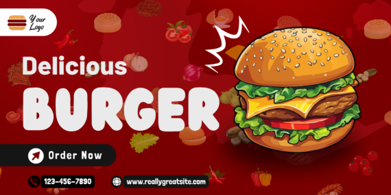 Print Sticker Stall Burger  Harga Kilang Rm3.50 Sekaki - Image 4